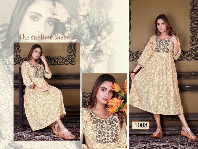 Trendy Taahira 2 Fancy Wear Wholesale Anarkali Kurti Collection